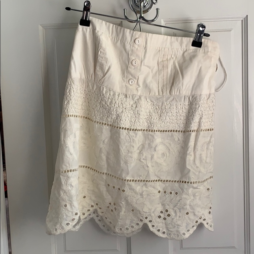 Adampluseve Adam Lippes strapless eyelet top